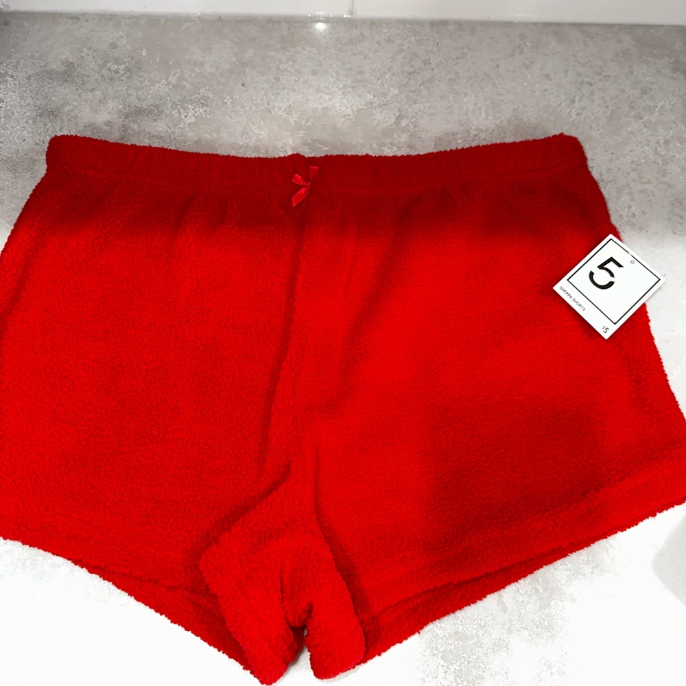 Cozy Red Women's Shorts